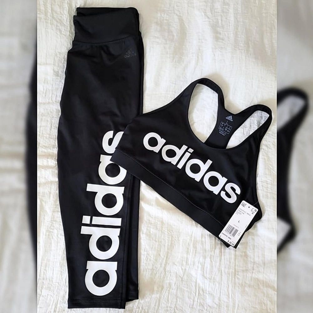 Adidas Climalite Sports Bra & Legging Bundle (M/L) NWT